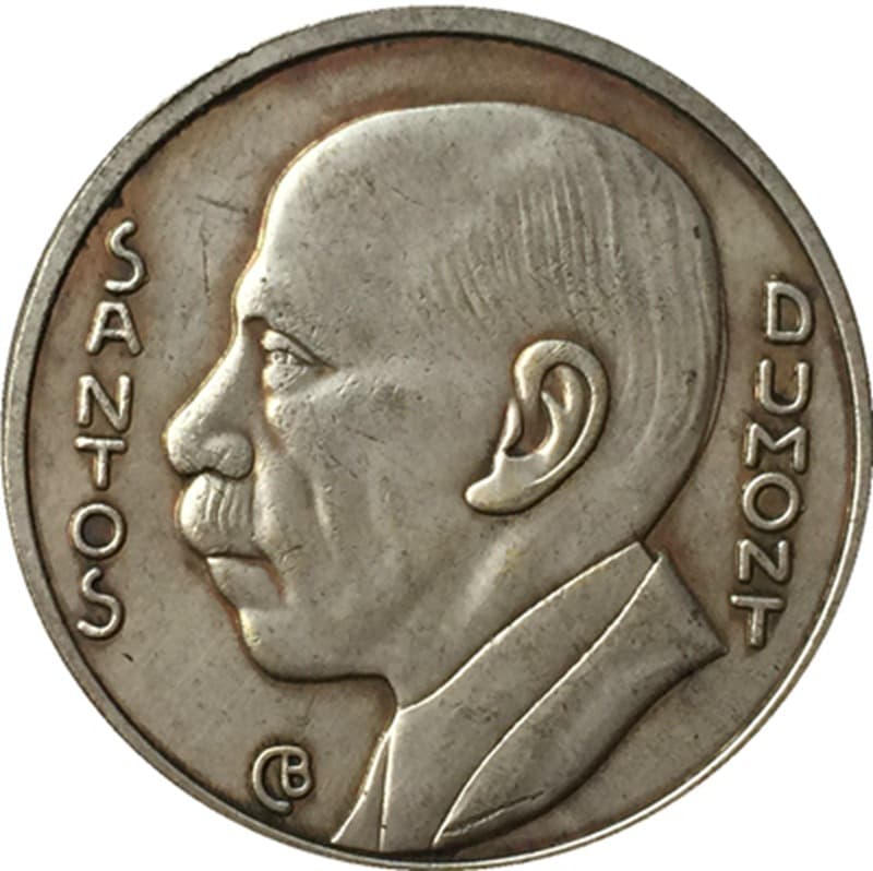 1936 Brazil Copper-Silver Plated Antique Coin Wholesale from Manufacturer Craft Collectible Can Be Blown to Sound
