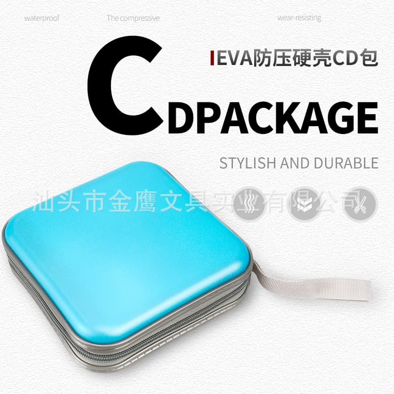 In Stock High Quality 40-Slot Plastic CD Wallet Home Storage Disc Case Wedding Souvenir Customizable Factory Direct