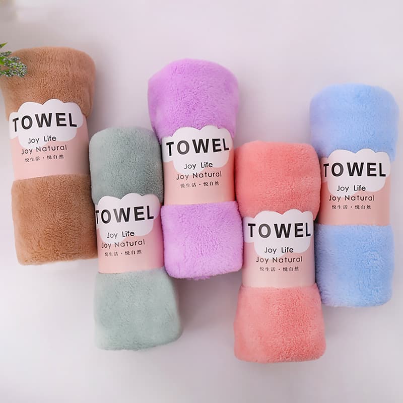 Coral Fleece Towel and Bath Towel Customization: Size, Color, Thickness, Embroidery Logo Processing