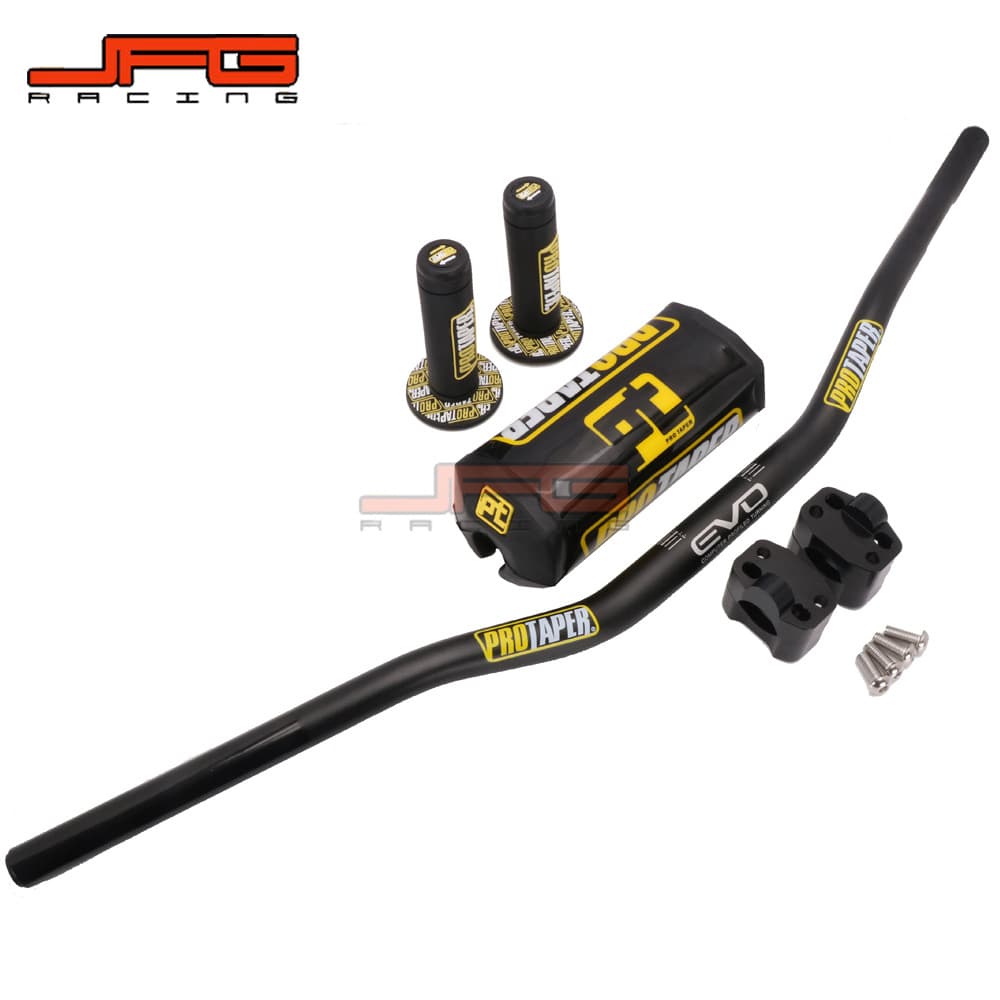 Universal Aluminum Alloy Handlebar Crossbar Pad Hand Grip Multi-Color Set for Off-Road Motorcycle Modification Accessories