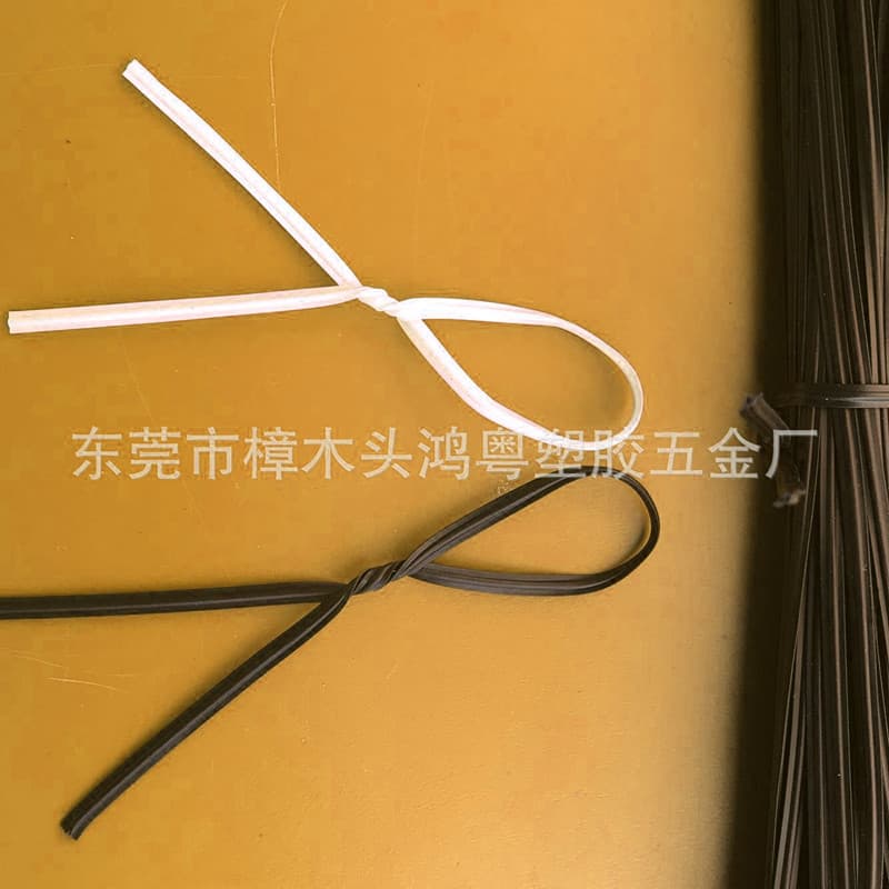 Flat 0.55 core cable tie wire for bundling data cables, iron tie wire [Dongguan manufacturer sales].