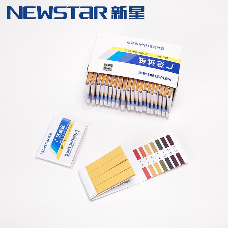 NEWSTAR pH Test Strips 1-14 Universal pH Paper/Acidity-Alkalinity Water Testing Strips Factory Direct