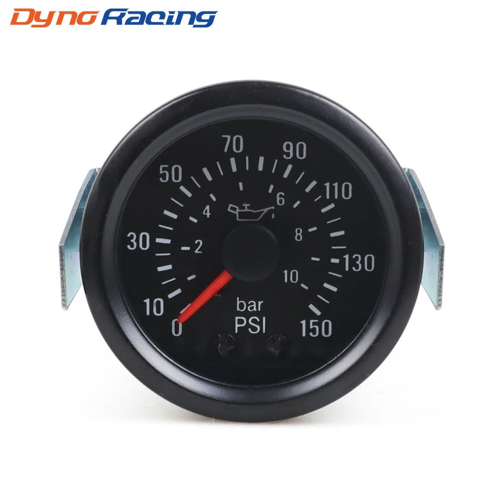 52mm Direct Sensing Mechanical Oil Pressure Gauge 150Psi/10bar Dual Scale 12V Generator Set