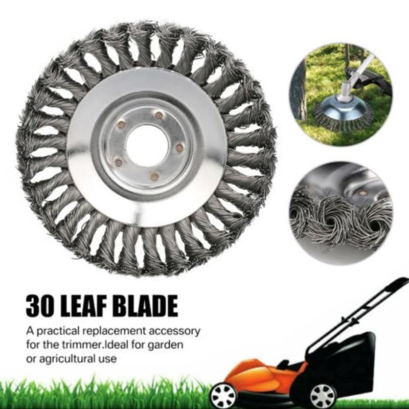 Factory direct sales of lawn mower wire rust removal head, brush cutter twist wire 8-inch weeding head agricultural machinery accessories