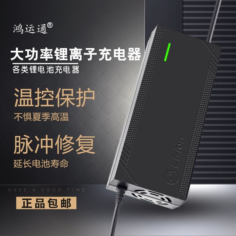 Factory Wholesale 48V5A High-Power Lithium Battery Charger for Electric Vehicles, 54.6V5A Fast Charger for E-Bikes