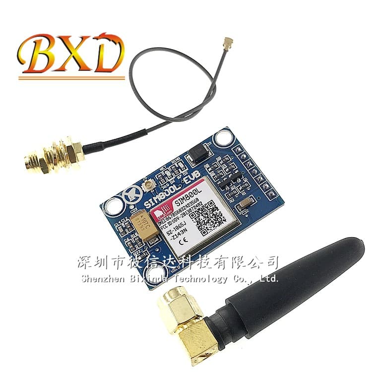 SIM800L Module Replaces SIM900A for SMS and Data GSM GPRS Quad-Band Global Use with 5V Serial Port