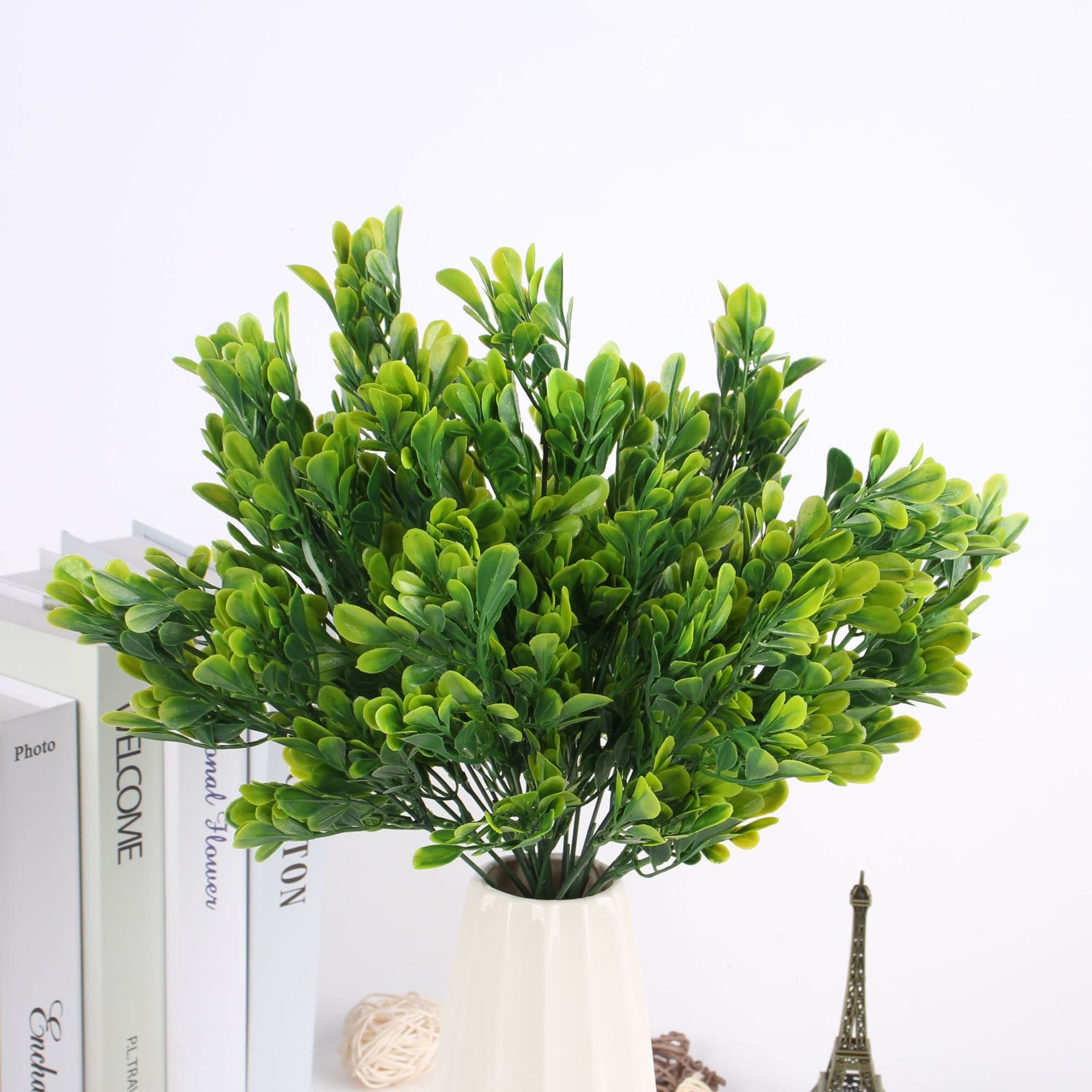 Simulated green plants and green leaves wedding decoration Persian leaves rose leaves wholesale shopping mall green landscape grass plant wall accessories