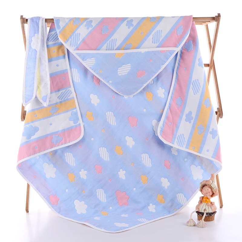 Gaoyang Manufacturer Pure Cotton Towel, Gauze Towel, Embroidered Logo Towel, Full Service Including Materials and Labor
