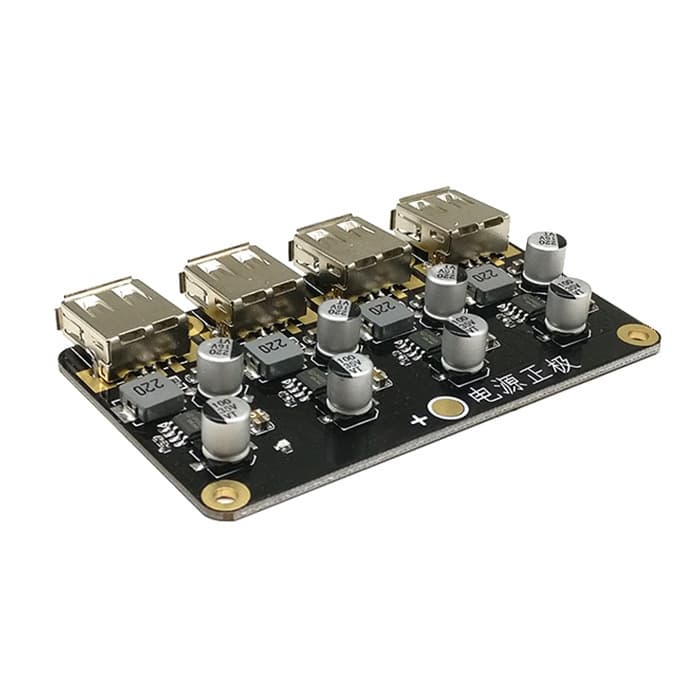 4-Channel Fast Charging Module 12V24V to QC3.0 Fast Charging Single USB Phone Charging Board Supports FCP