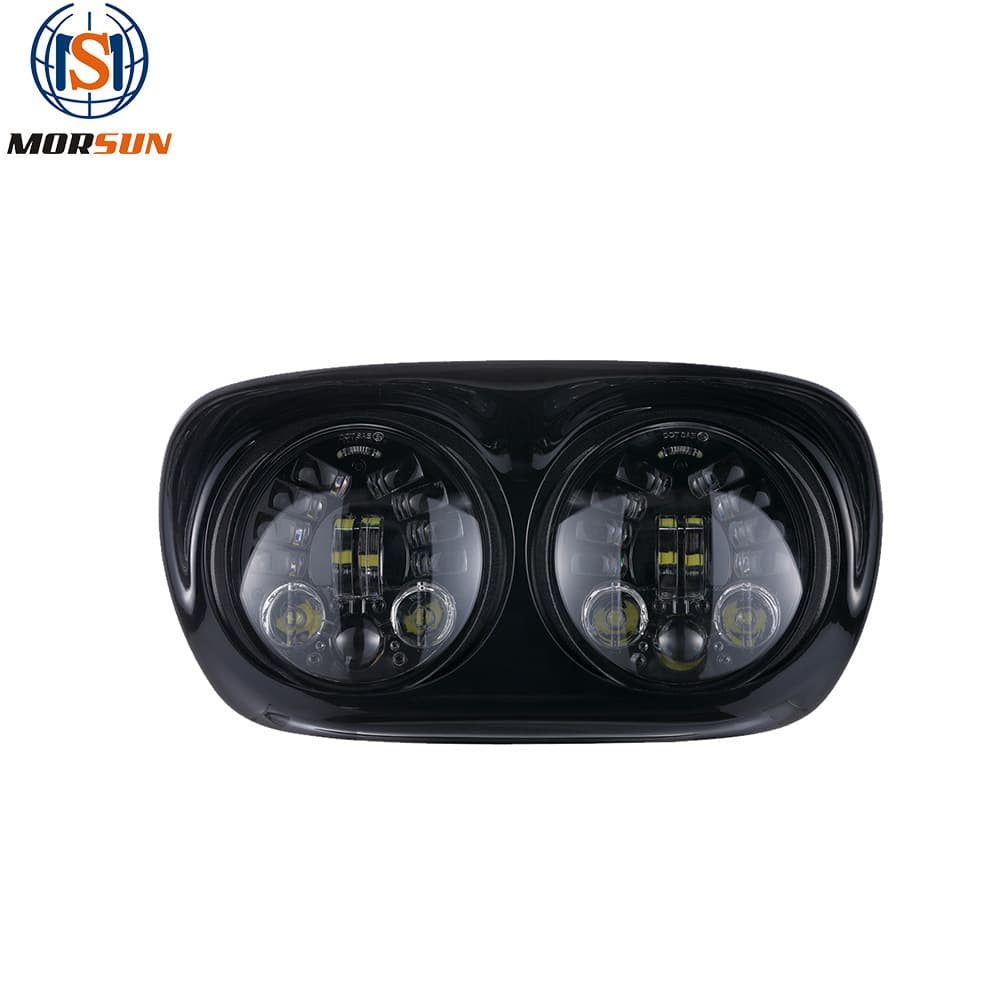 5.75-inch Dual Headlight LED Front Light for Harley Davidson Modified Daytime Running Dual Lights