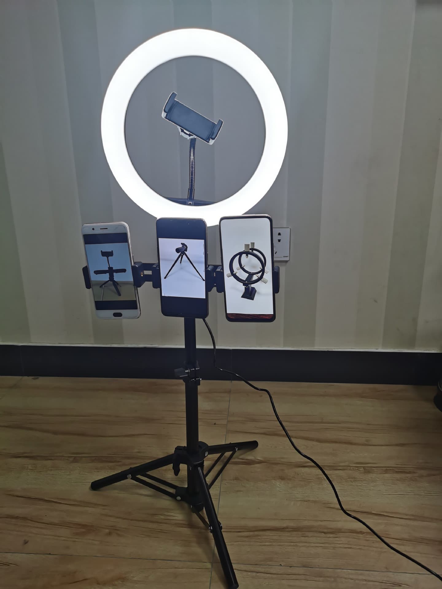Live Streaming Stand Ring Light with Tripod for Photography