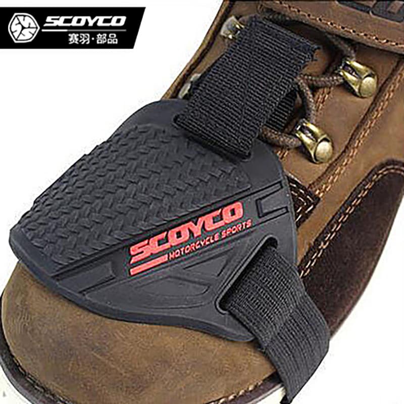 SCOYCO Motorcycle Gear Shift Protector Cover Shoe Guard Rubber Shift Pad FS02