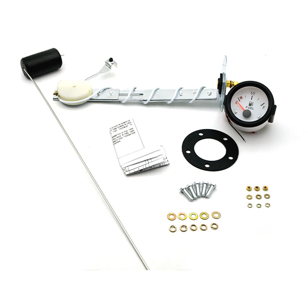 Cross-border Hot-Selling 2 Inch 52MM White Face Pointer Fuel Gauge with Fuel Float Vehicle Gauge Modification Vehicle Gauge