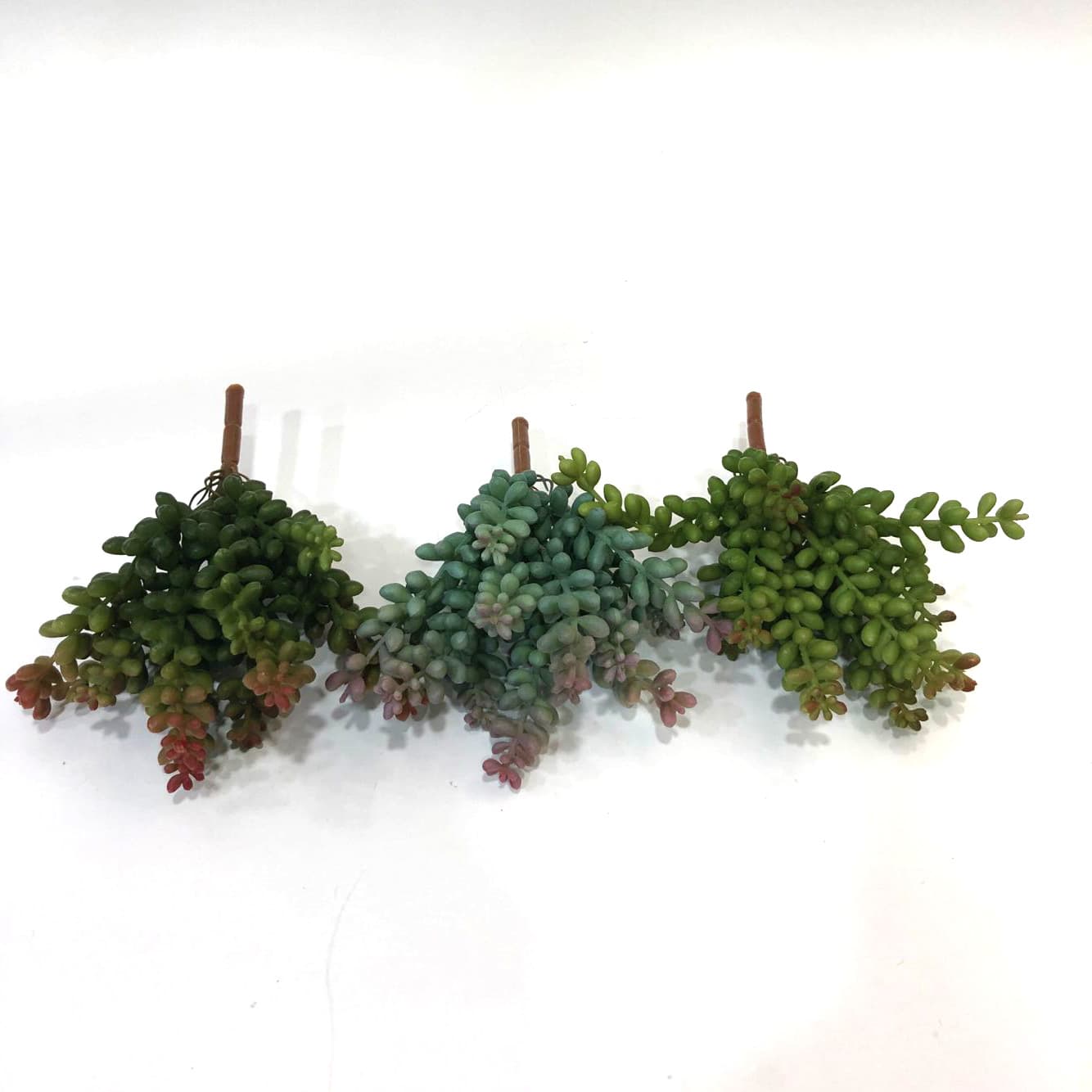 Artificial 9-Head Mini Bouquet with Fruit Strings and Pearl-like Succulents for Home Decor Wholesale