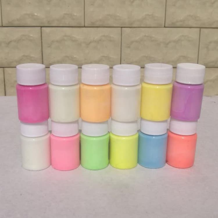 Manufacturer sales of water-based luminous paint, high-brightness fluorescent paint, body art luminous pigment, 20g