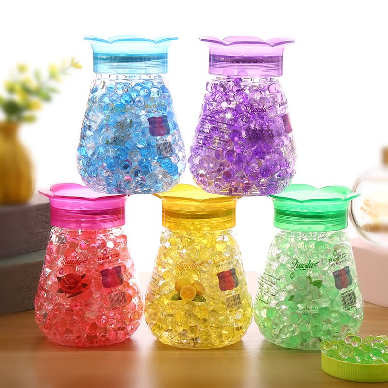 Lasting Fragrance for Car with Light Crystal Fragrance Beads Solid Air Refreshener for Car Particles in Home Bedroom