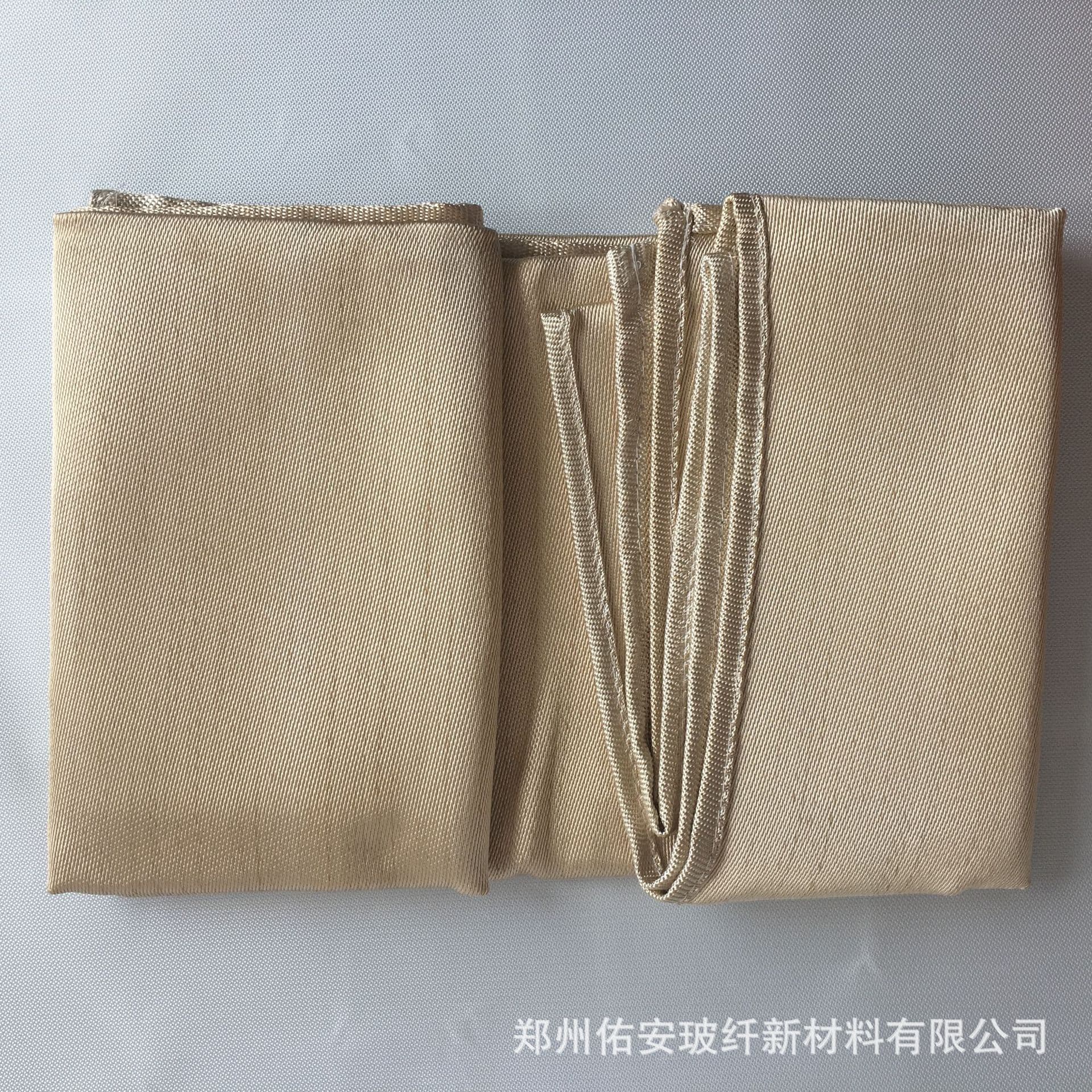 Double-layer thickened 2MM fiberglass flame-retardant fire blanket for chemical plants and gas stations, electric welding blanket