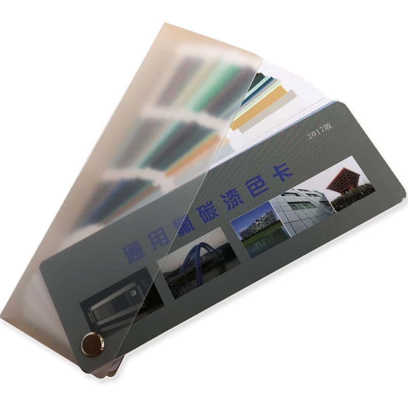 [114-Color Fluorocarbon Paint Color Card] Metal Paint Color Card, Paint Coating Color Card, Car Color Change Color Card, Aluminum Material Color