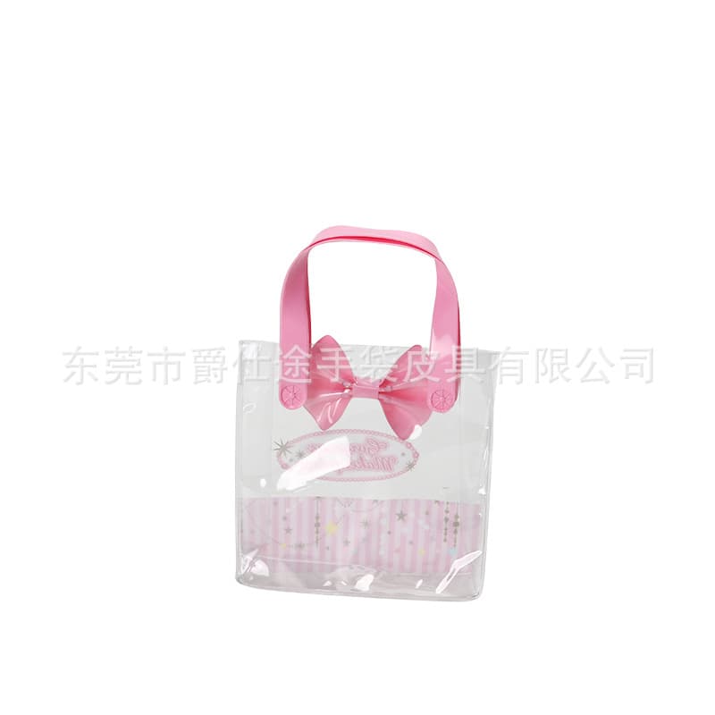 Trendy Fashion Transparent PVC Handbag Phone Coin Storage PU Storage Bag Waterproof Portable PVC Phone Pouch