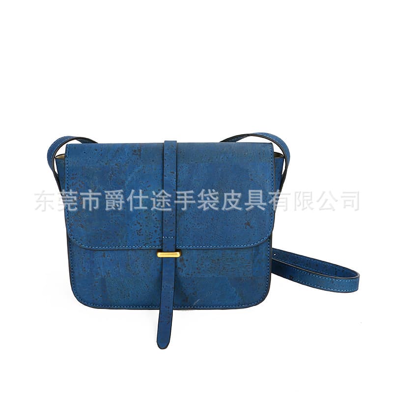 Designer original cork shoulder bag, natural eco-friendly Cork chain bag, creative cork small square bag
