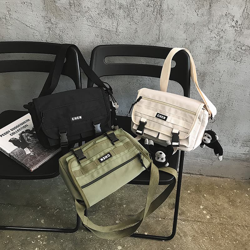 New Korean Style Fresh Student Tutoring Shoulder Bag, High School and Middle School Student Backpack Couple Shoulder Bag Custom Logo