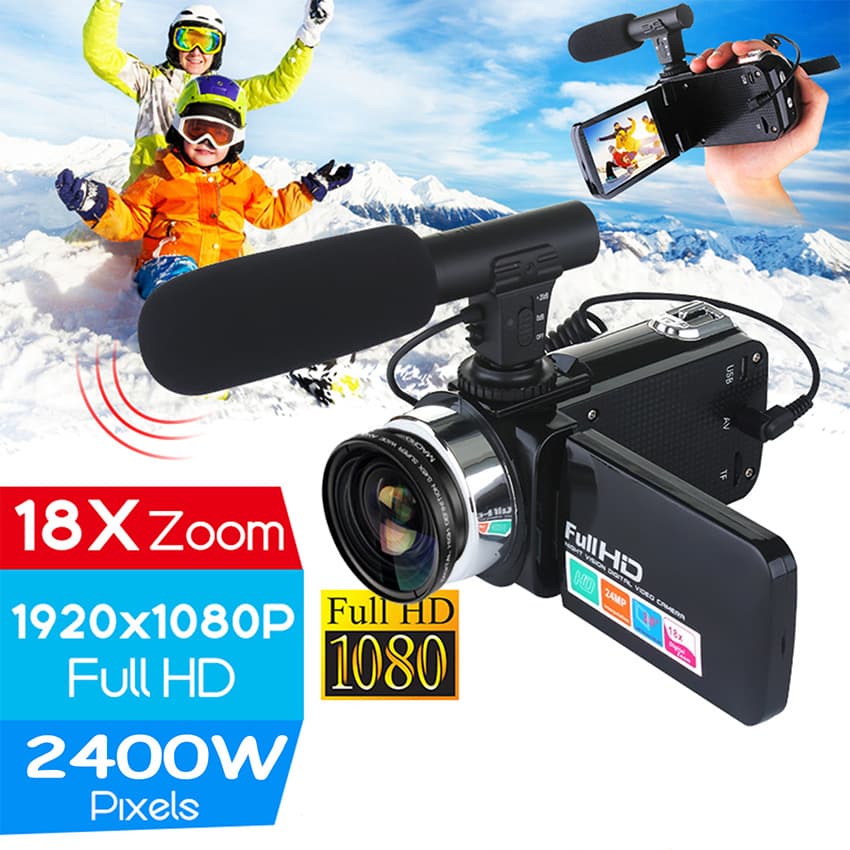 Factory 24MP Digital Camera PC Camera HD Hot Shoe Function Camcorder Export Best Seller
