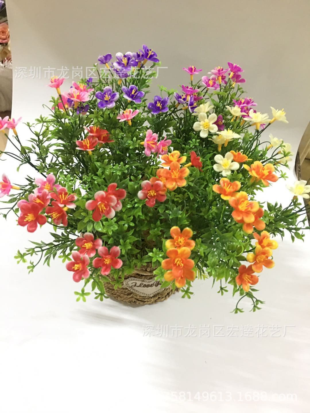 Direct Factory Artificial Plants Fake Flowers Simulated Water Grass Living Room Decor Outdoor Landscape Faux Flower Ornaments