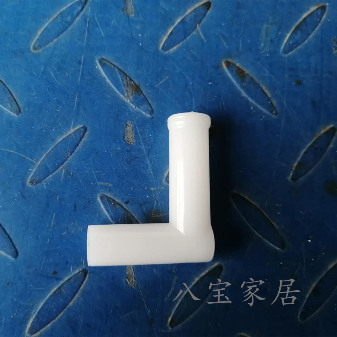 Mosquito net accessories, two-way straight L-shaped connector bracket, plastic parts, 90-degree elbow, foldable fixer, no installation required