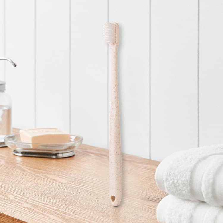 Hotel Disposable Toiletries, Inn Hotel Soft Bristle Toothbrush, Biodegradable Eco-Friendly Dental Kit Wholesale Customization