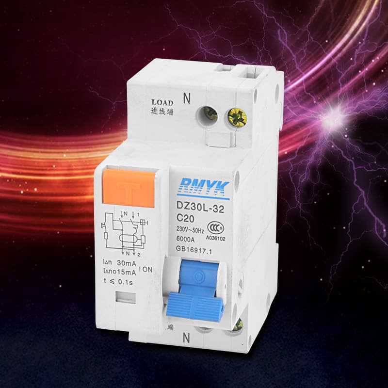 DZ47LE 1P Residual Current Circuit Breaker, Household Residual Current Protection Circuit Breaker, 16A, 20A.