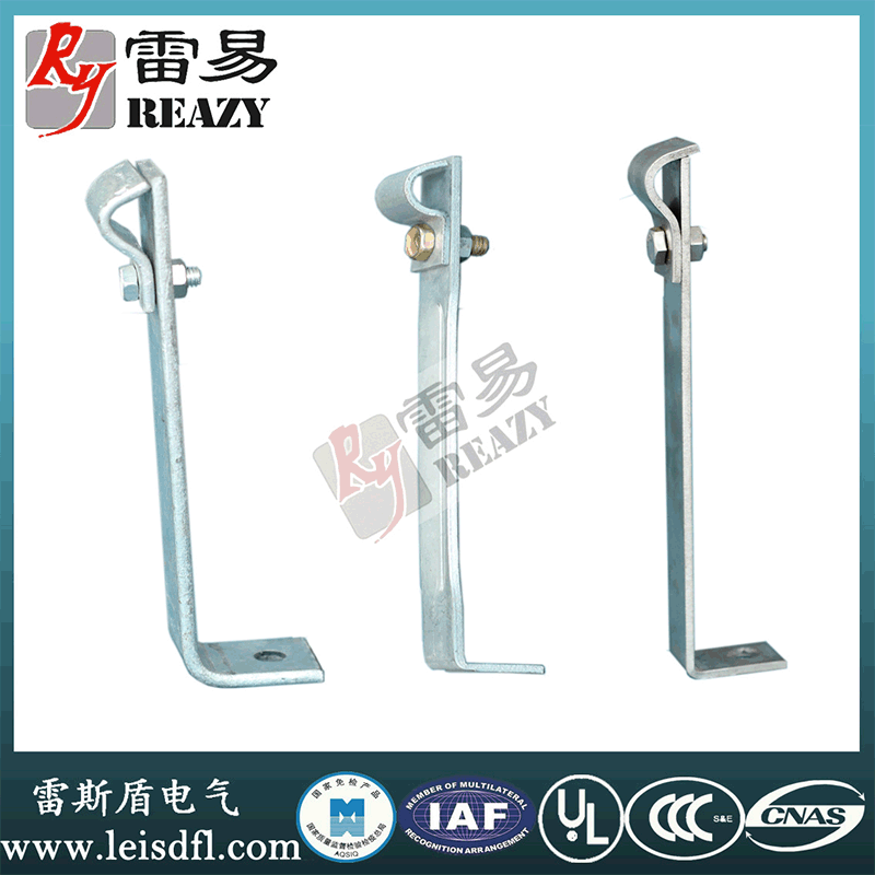 Lightning Strip Support Brackets, Lightning Protection Support Clamps, Years of Factory Experience, Hot-Dip Galvanized Stainless Steel, In Stock Supply