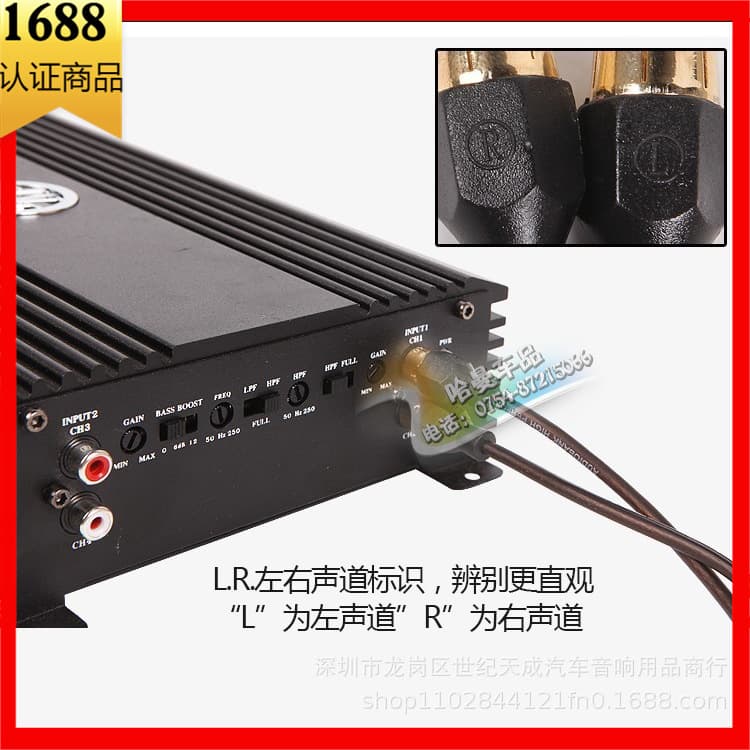Factory Direct Audiophile RCA Audio Cable for Tube Amplifier and Speaker Dual Lotus Head Audio Signal Cable