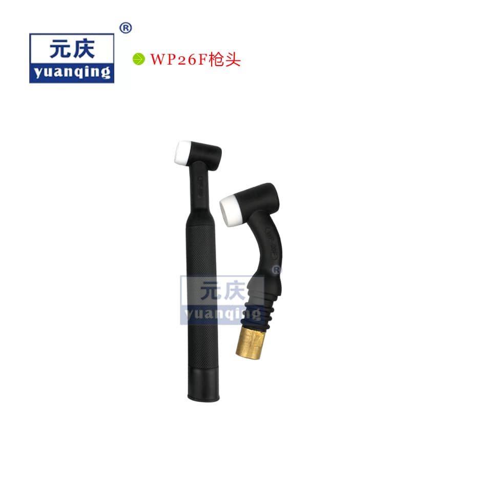 Customizable TIG Welding Torch Head with Gas Valve, Bendable Head 26FV, Length Customizable