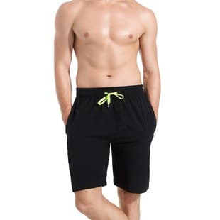 Men's Beach Shorts Quick-Dry Solid Color Stretch Straight Leg 5-Inch Shorts Anti-Embarrassment Suitable for Hot Springs Beach Swimming