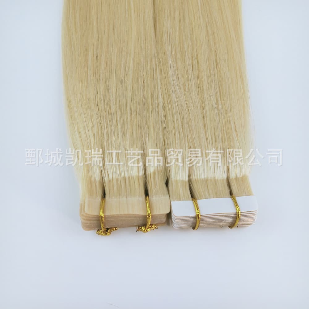 Tape-in Hair Extensions Real Human Hair Weft PU Straight Hair Extensions Wholesale Fake Hair for Women Long Hair