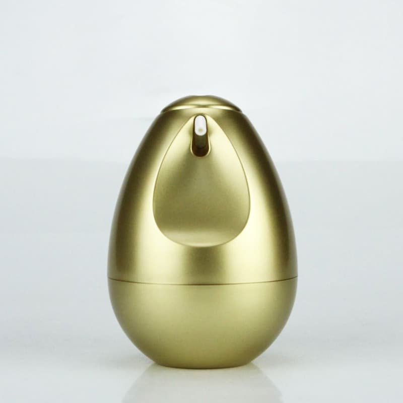 New ABS Plastic 30g Egg-shaped Mask Jar Press-type Egg Bottle Detox Makeup Remover Mask Jar Plastic Jar