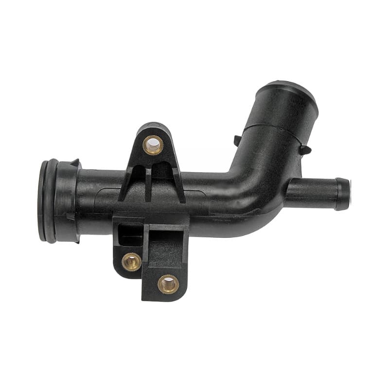 Manufacturer supplies thermostat housing 4777171AB for Chrysler, Dodge, and Plymouth vehicles.