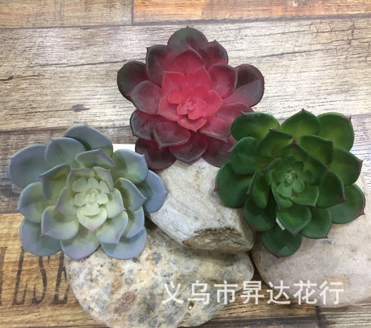 Artificial Succulent Plant Simulation Snow Lotus Combination Potted Decoration Mini Landscape Plastic Fake Flowers