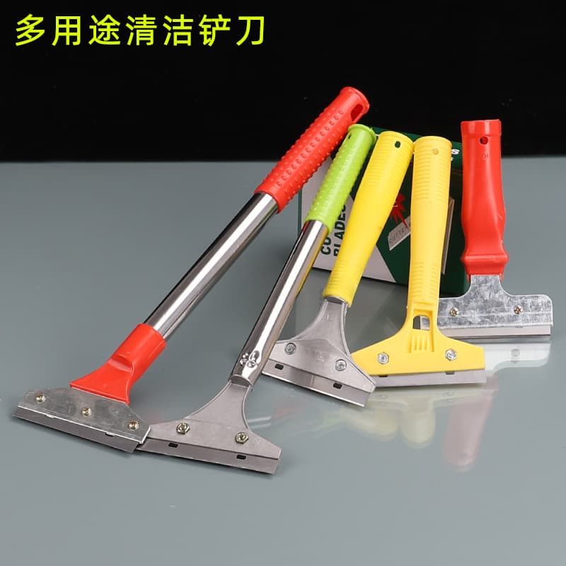 Manufacturer Wholesale Cleaning Knife Glass Glue Scraper Tile Floor Scraper Grout Plastic Aluminum Alloy Scraper Wholesale