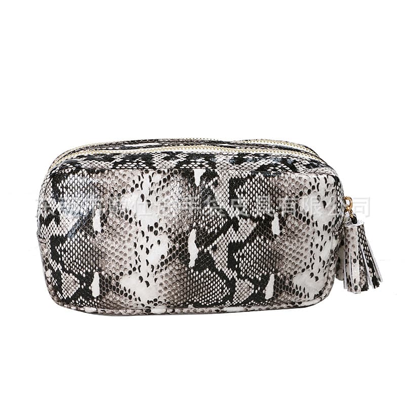 Fashionable New PU Clutch Bag, European and American Trendy PU Storage Bag, Stylish Snakeskin Pattern Clutch