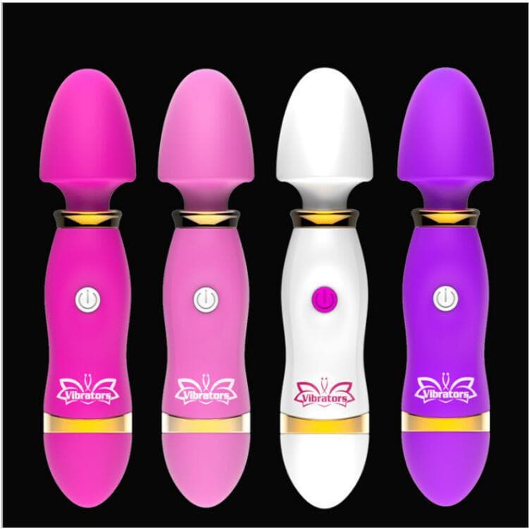 New High-Frequency Mini AV Wand 12-Frequency Vibration Female Masturbation Device Massage Wand Adult Sex Toy Wholesale