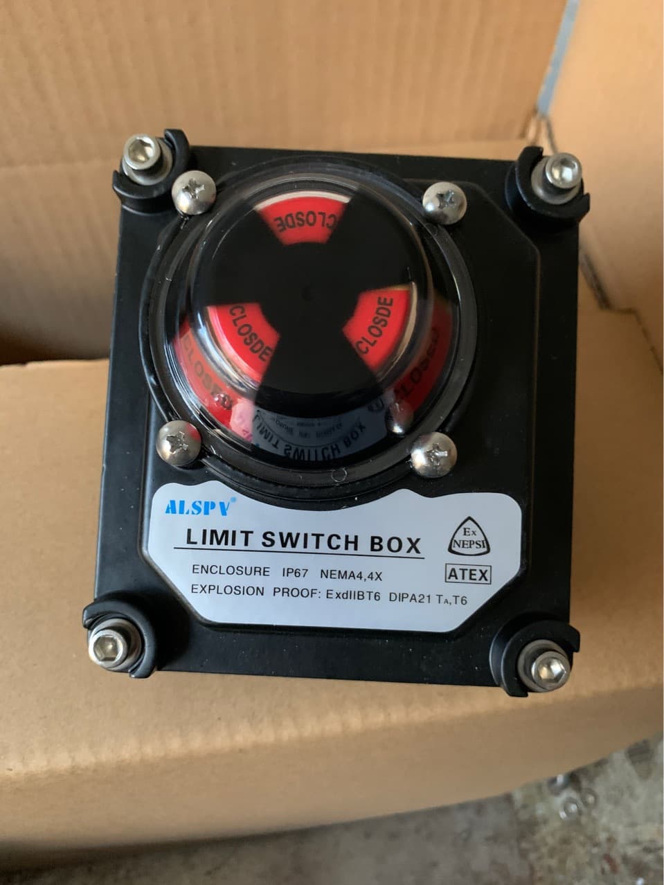 Limit Switch Feedback Device 60-Degree Opening Display ALS500PPA