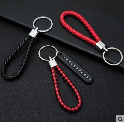 Creative Small Gift Number Plate Key Ornament, Car Keychain Freebie Anti-lost Number Plate Keychain