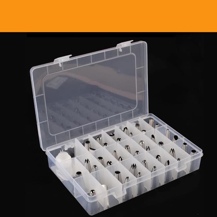 48-Piece Boxed Piping Nozzles Cream Nozzles Piping Tools Baking Utensils Cake Mold Tools