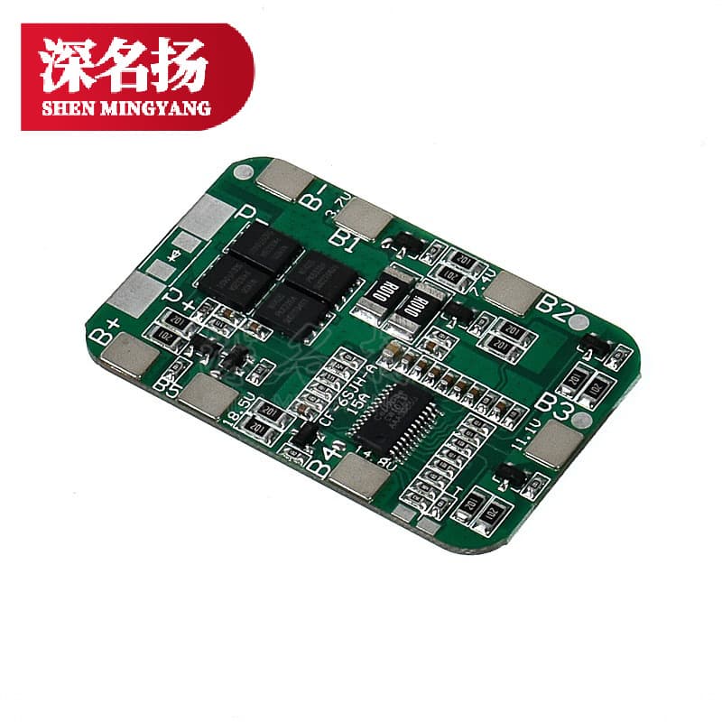 6-Series Integrated 22V 24V 12A Solar Lighting 18650 Lithium Battery Protection Board BMS