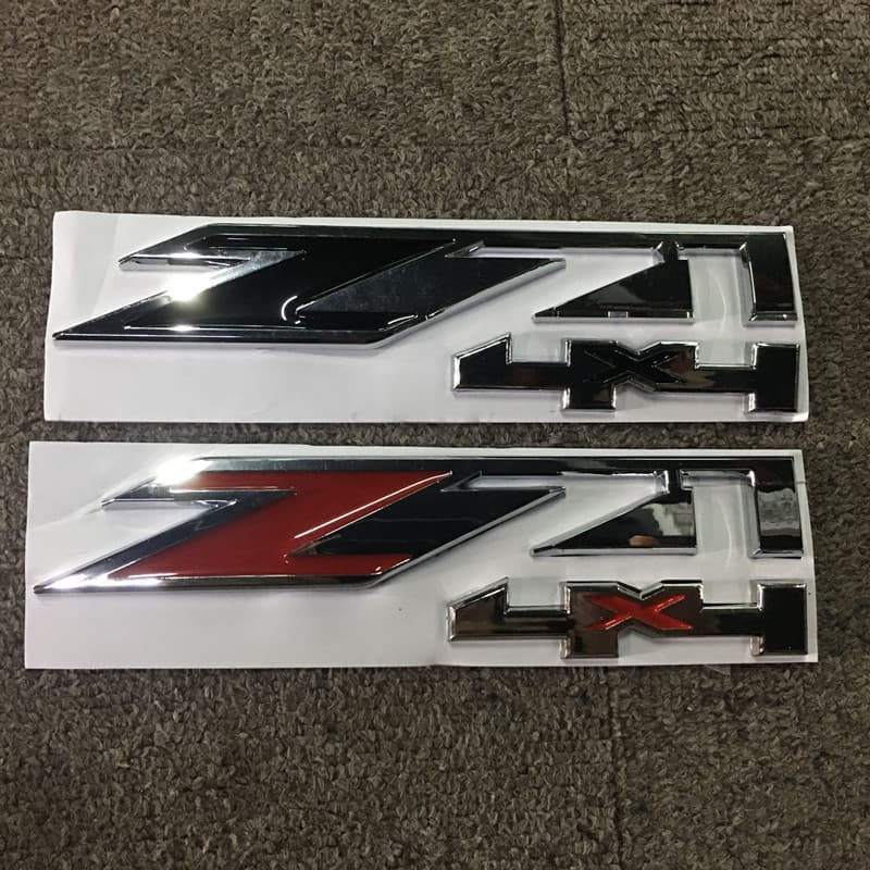 Suitable for Chevrolet Z71 4X4 Emblem Tailgate Car Sticker Logo Chevrolet Four-Wheel Drive Emblem