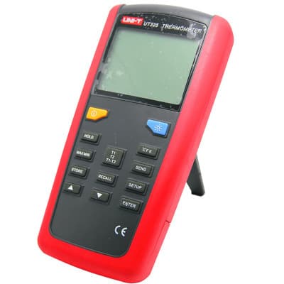 UNI-T UT325 Contact Thermometer, Type K Thermocouple Digital Thermometer
