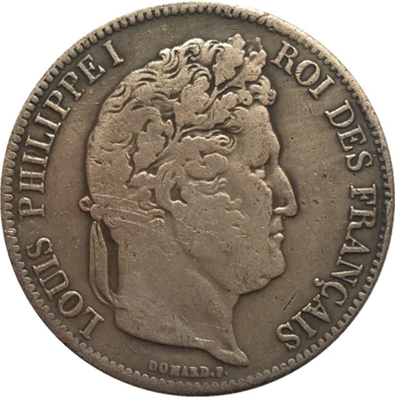 Wholesale 13 Different Dates French Coins Pure Copper Silver-Plated Antique Silver Coin Craft Whistleable