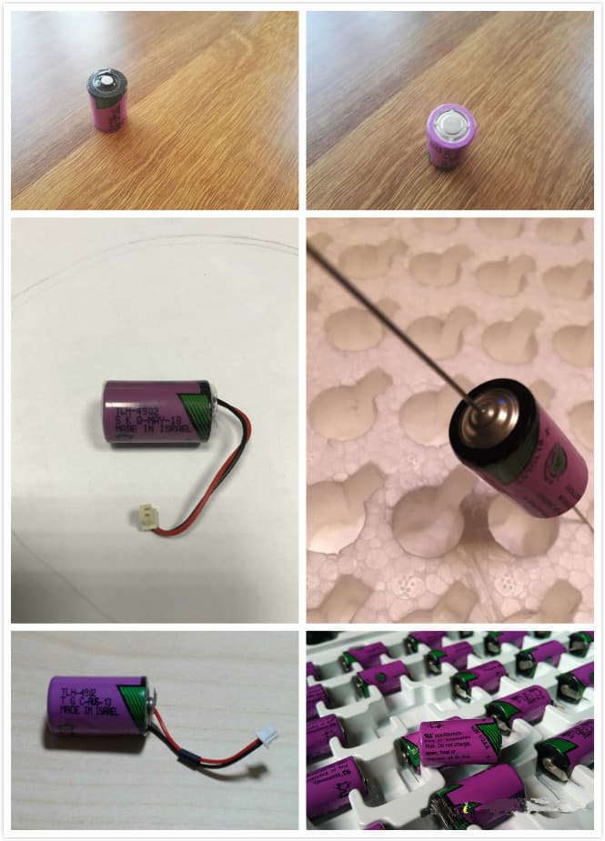 TADIRAN TLH-4902 3.6V TLH-5902 High-Temperature Memory Lithium Battery 1/2AA with Wire and Connector