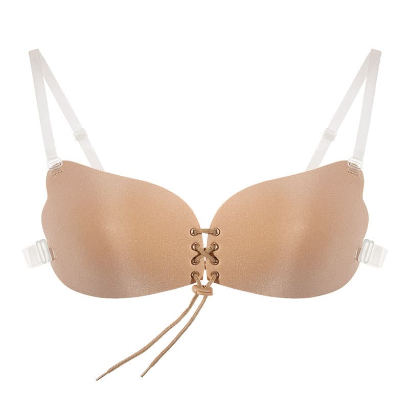 Factory Direct Supply Small Chest Gathered Upper Support Thickened Wing Buckle Breast Patch Detachable Shoulder Strap Invisible Bra